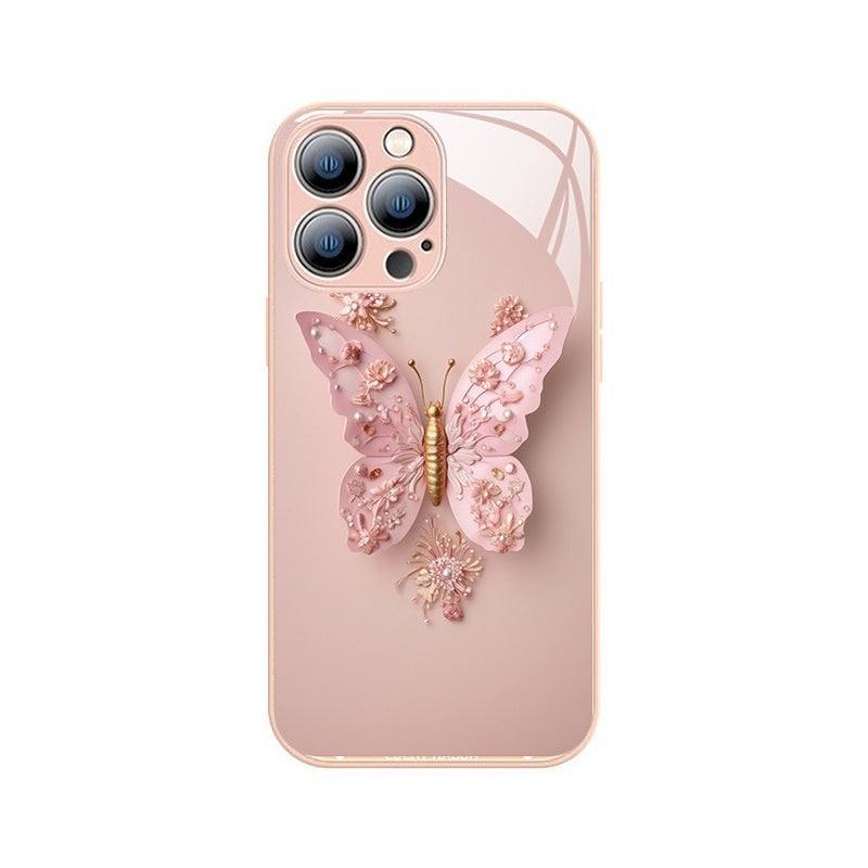 Fairy Butterfly Glass Phone Case - Bellarte Enchanté Fairy Butterfly Glass Phone Case